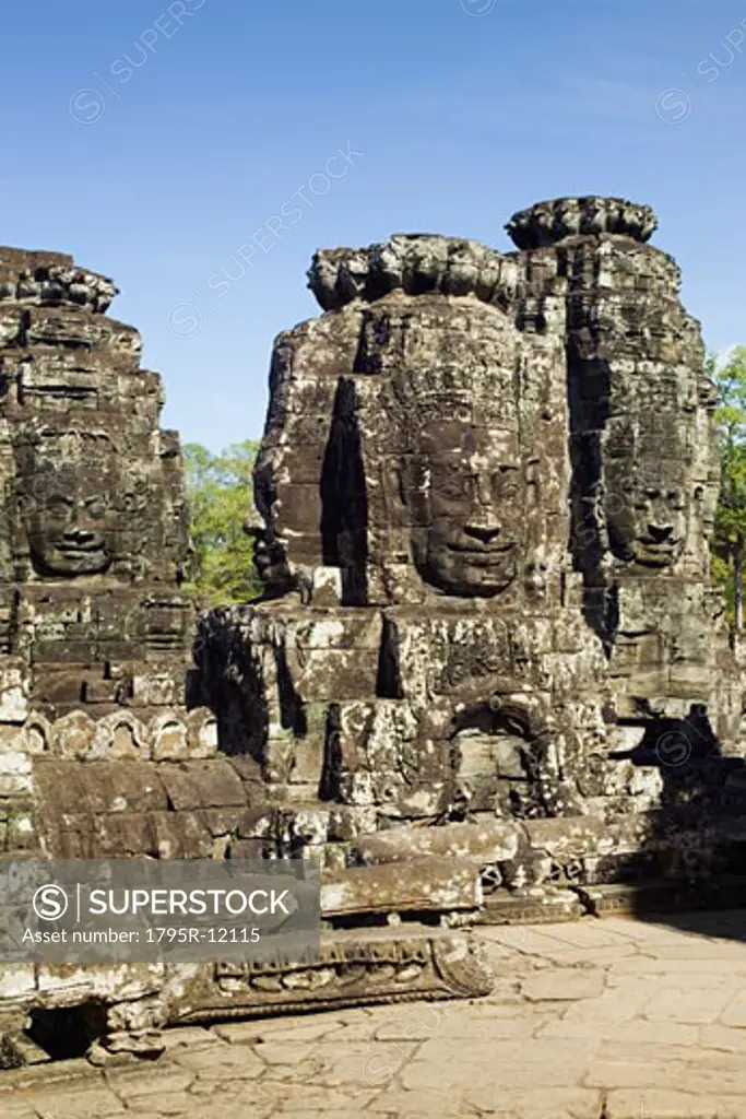 Ancient Temple Angkor Thom Angkor Wat Bayon Cambodia