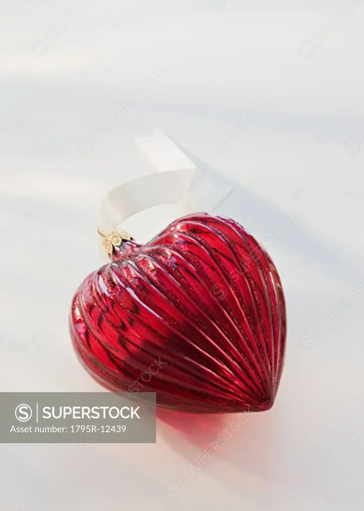 Close-up of heart-shaped ornament