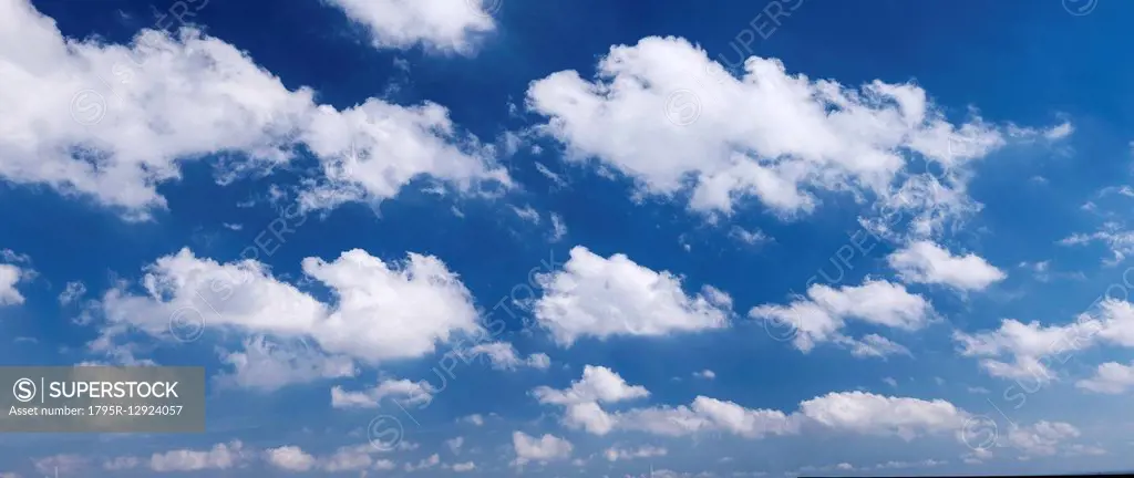 Clouds against blue sky