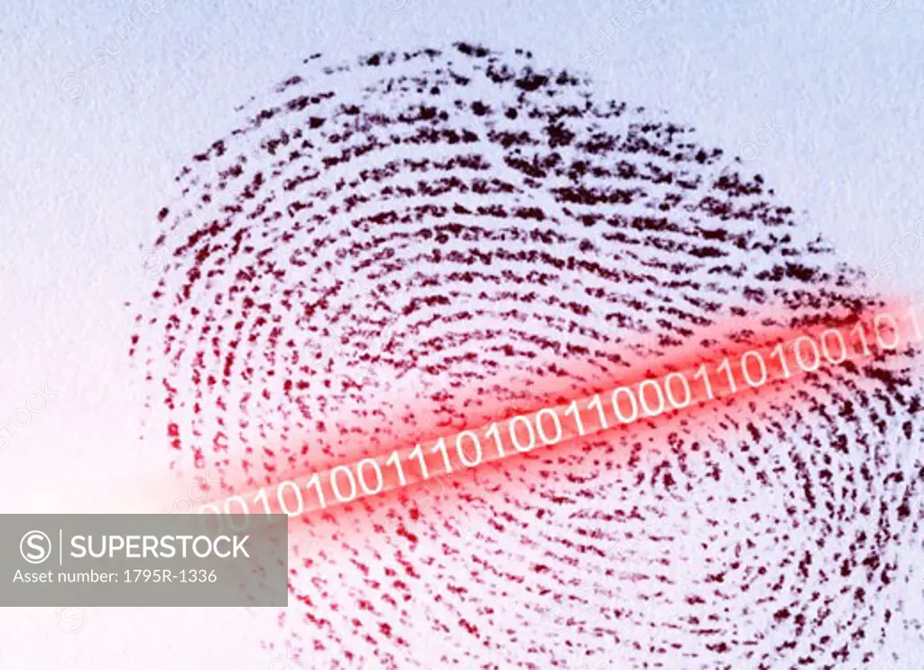 Thumb print with security code