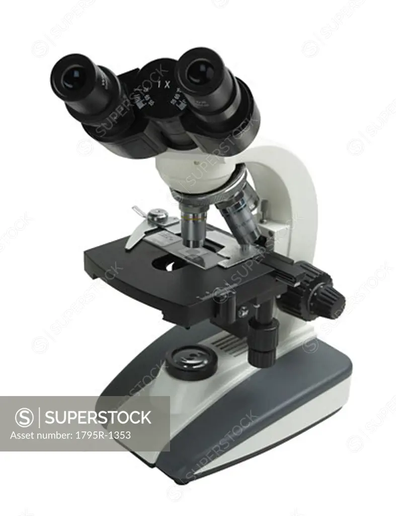 Still life of a microscope