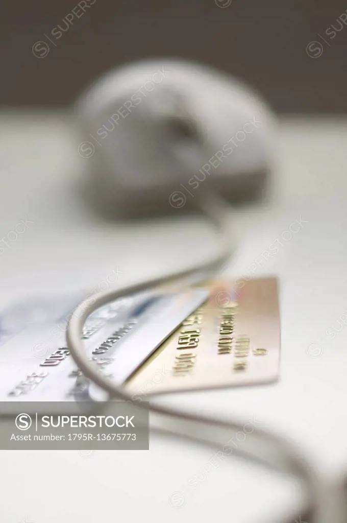 Computer mouse and credit cards