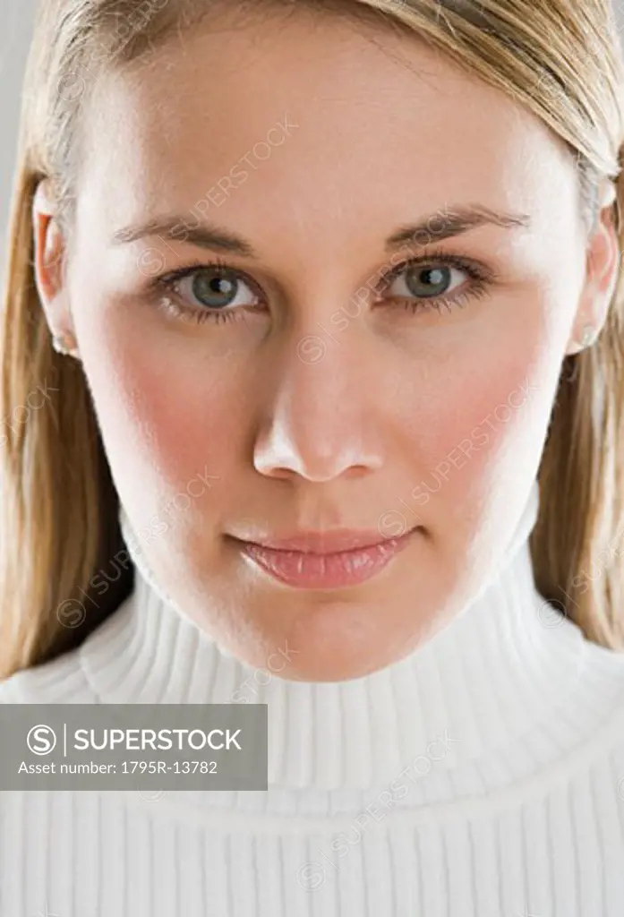 Close-up of woman's face