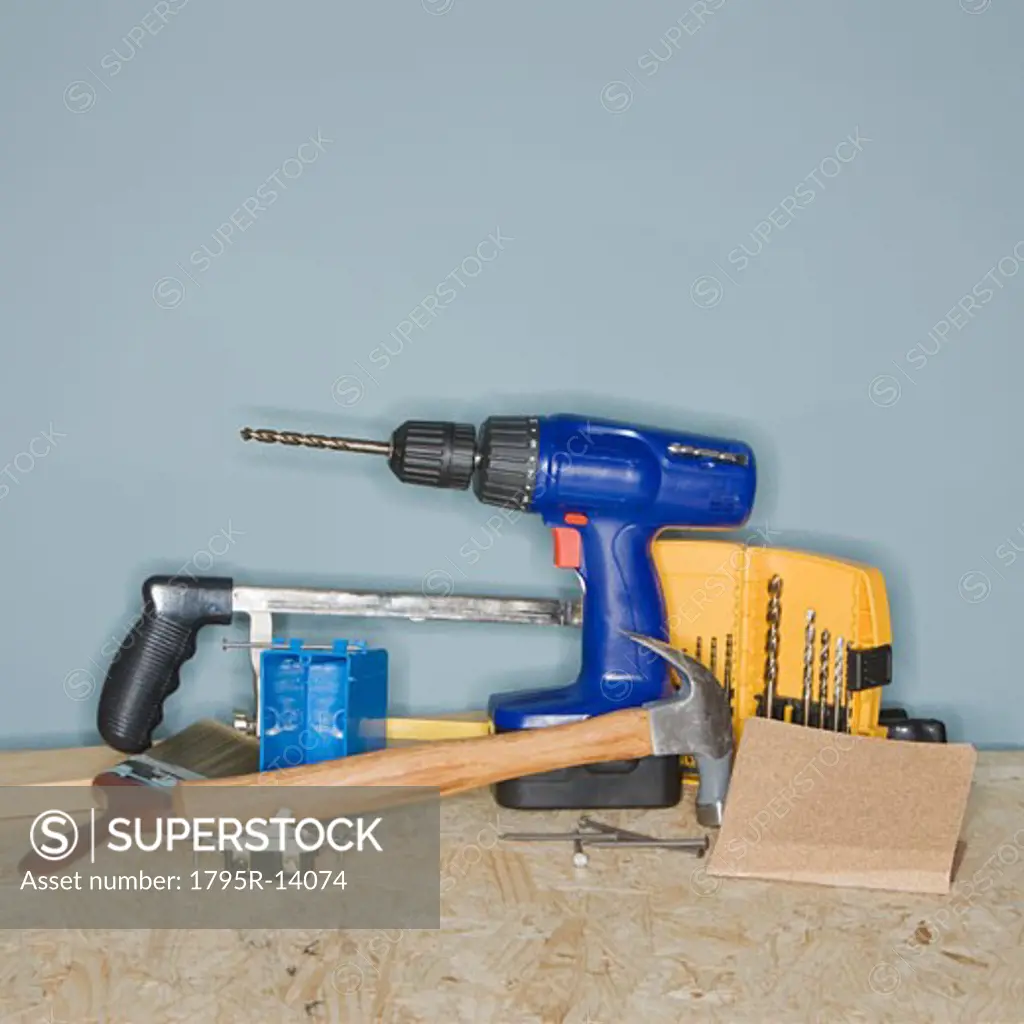 Assorted home improvement tools