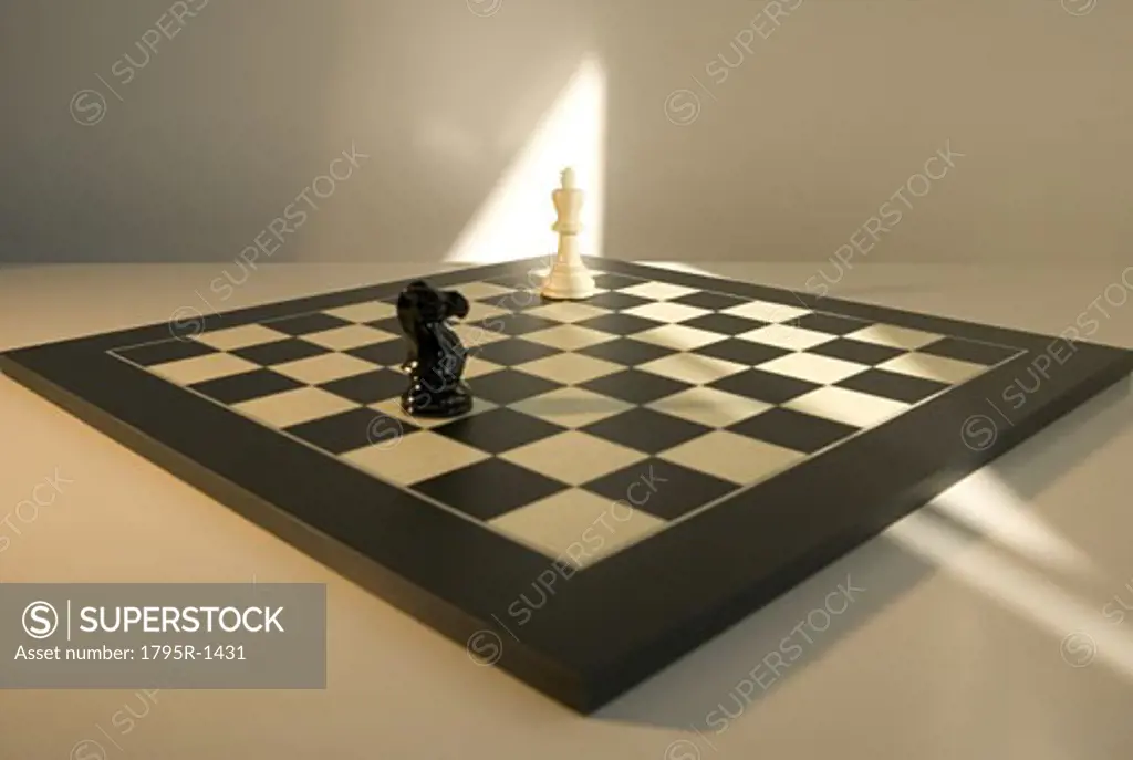 Chess board still life