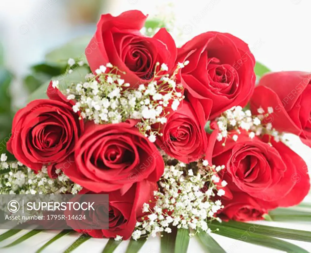 Close-up of bouquet of roses
