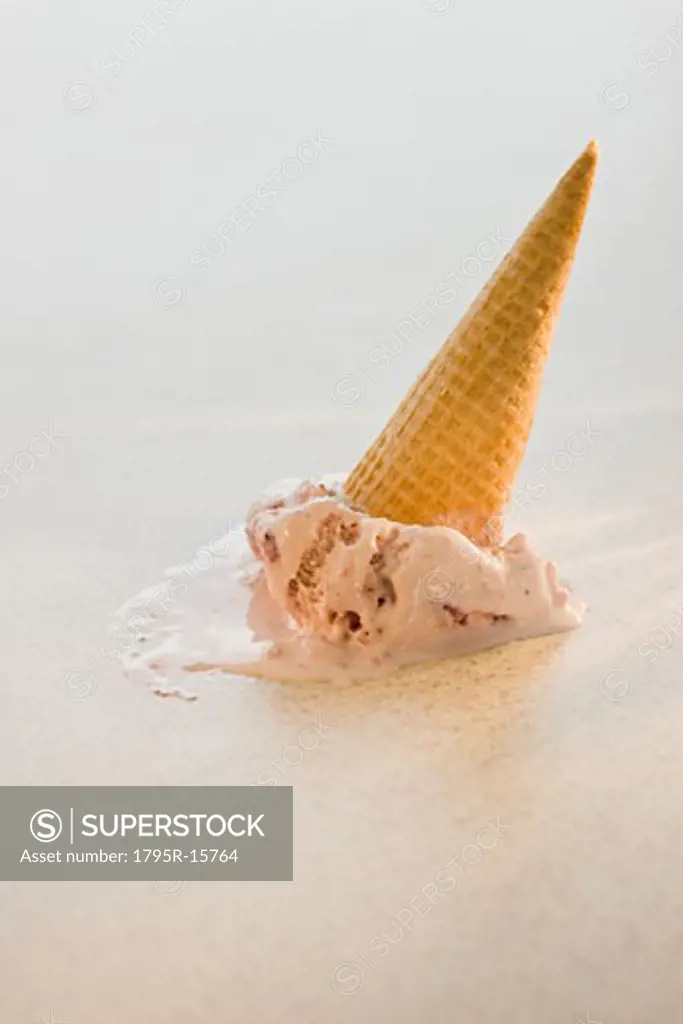 Upside-down ice cream cone