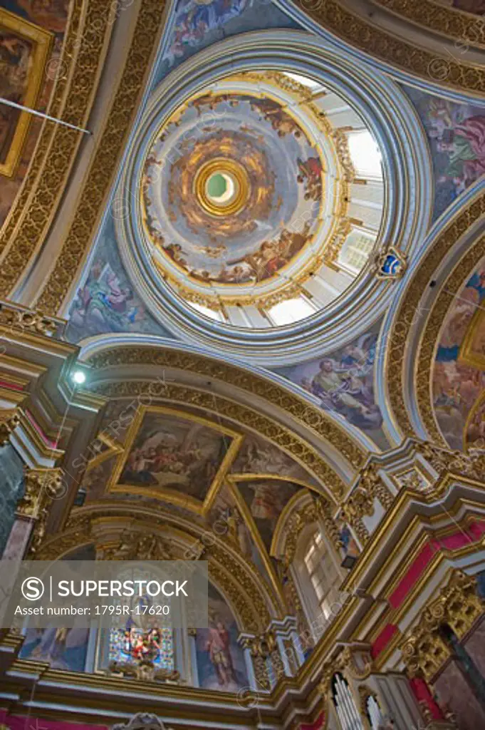 Ceiling of Mdina Cathedral, Malta