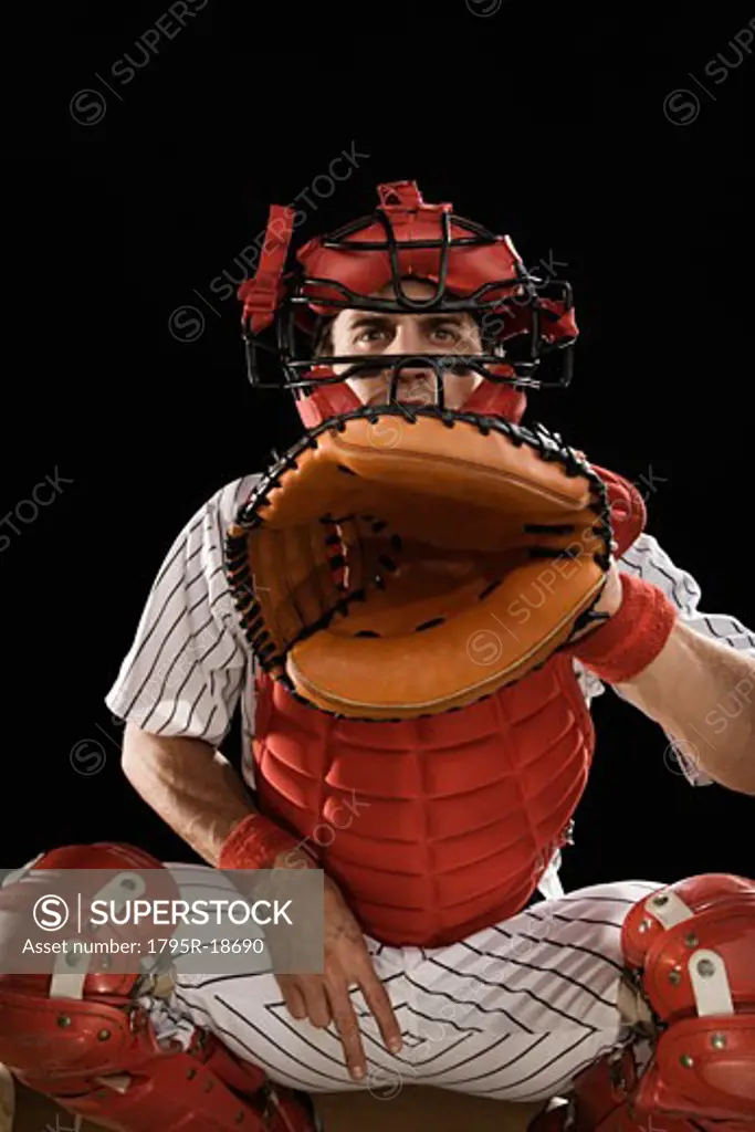 Baseball catcher signaling