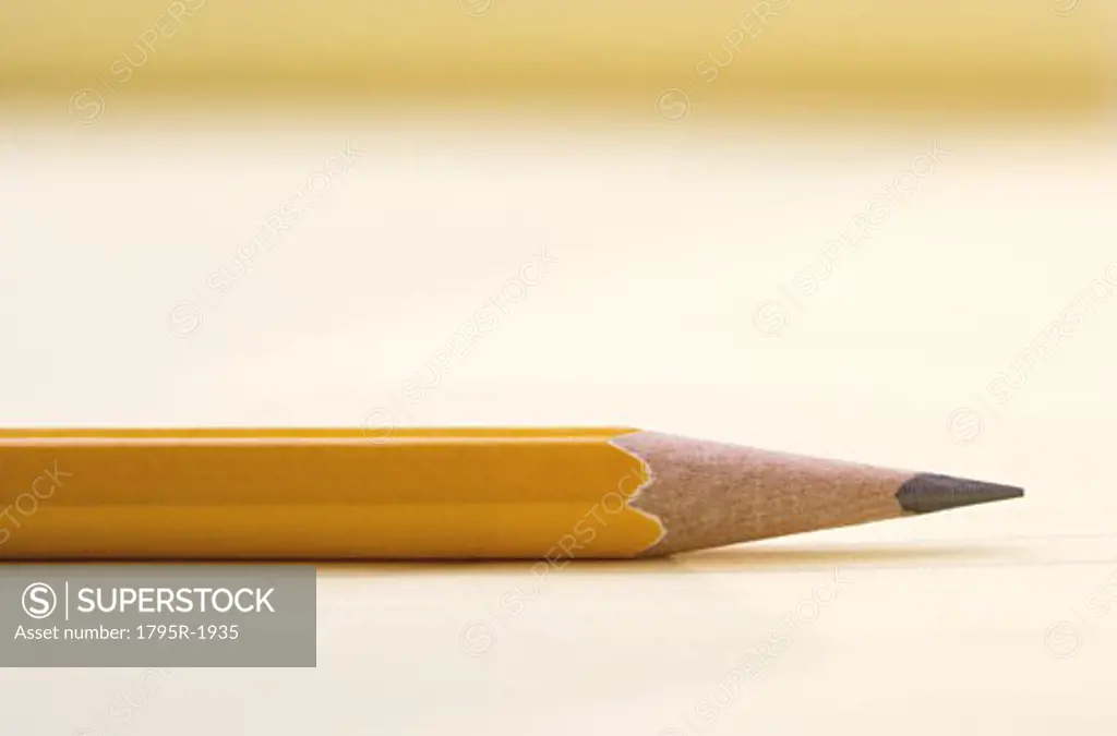 One sharpened pencil