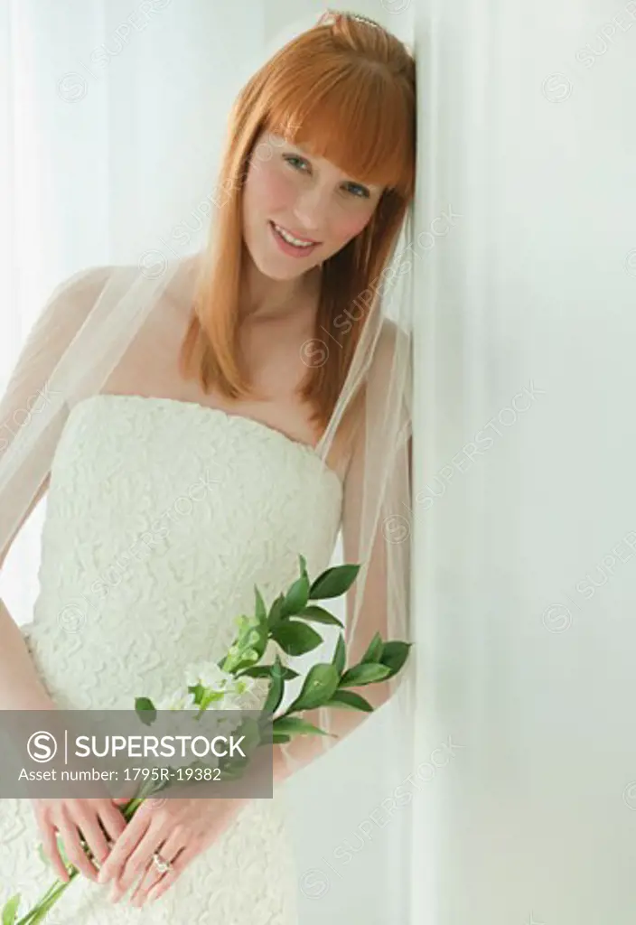 Bride in wedding dress