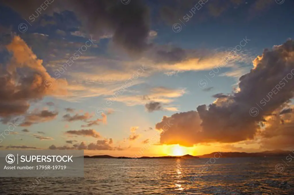 St. Thomas at sunset