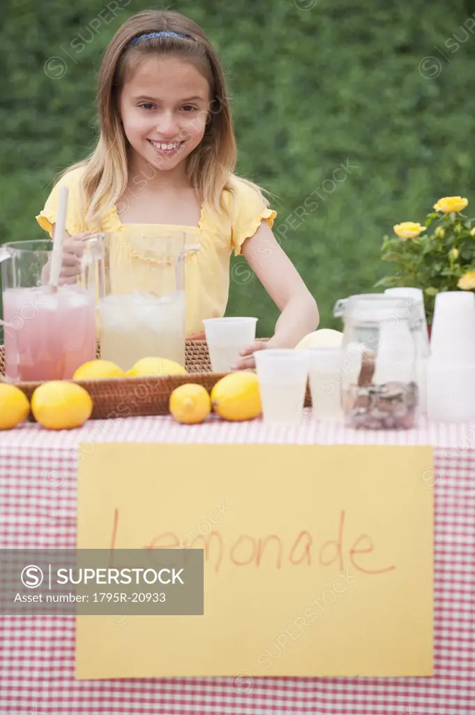 A lemonade stand