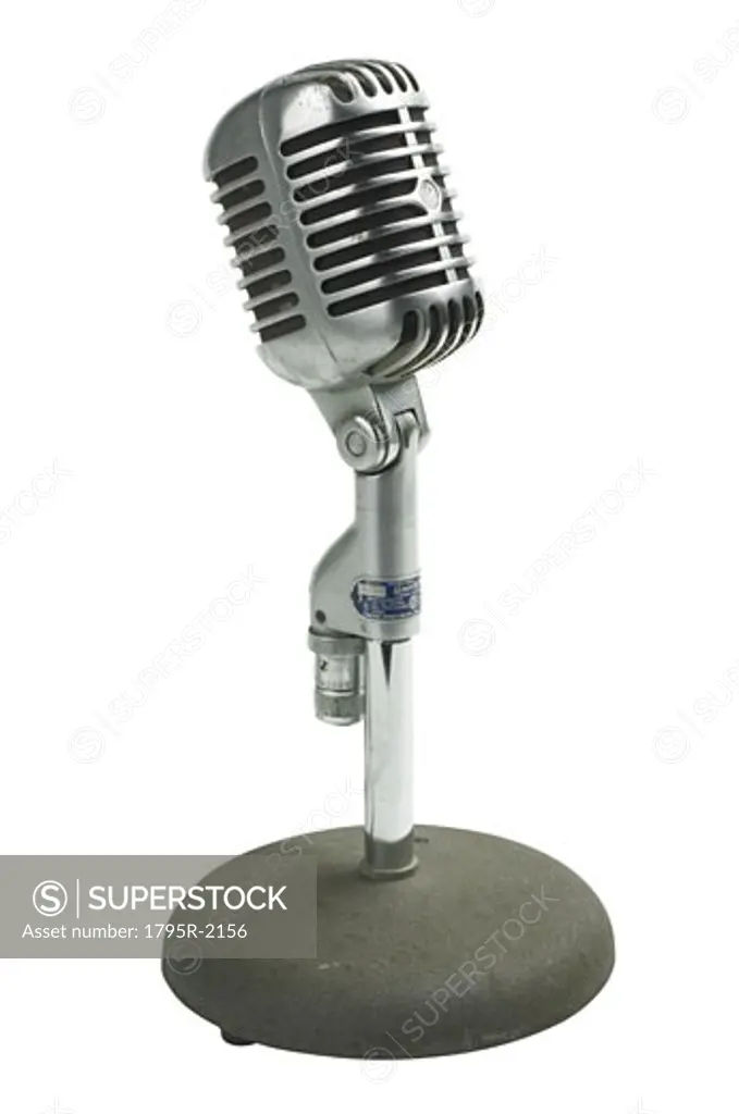Still life of a microphone