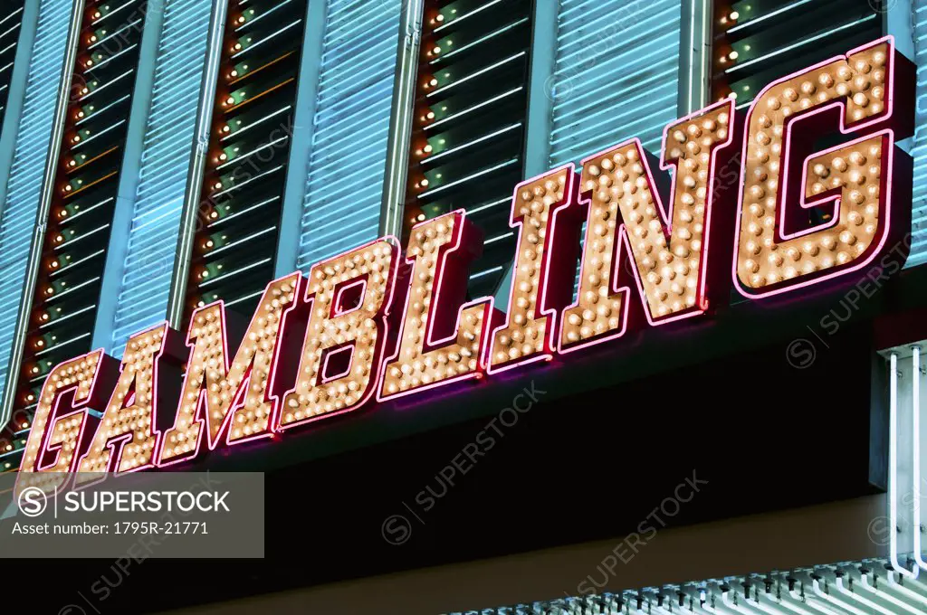 Las Vegas casino sign