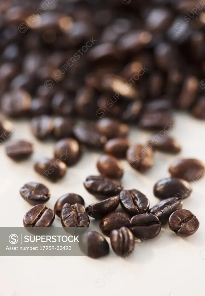Roast coffee beans, studio shot
