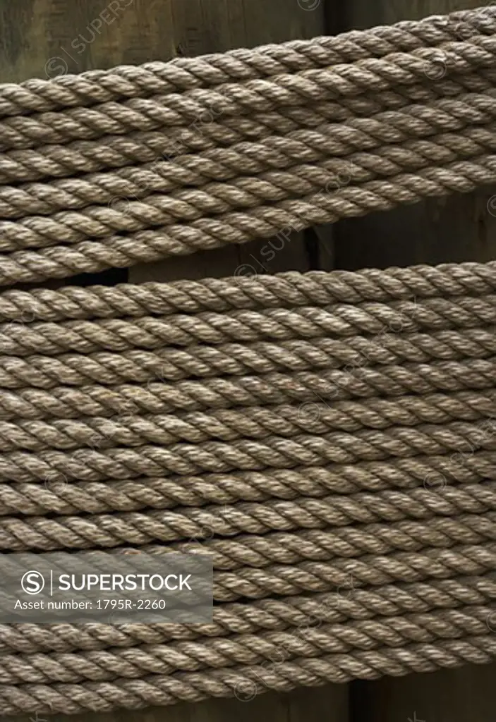 Still life closeup of rope