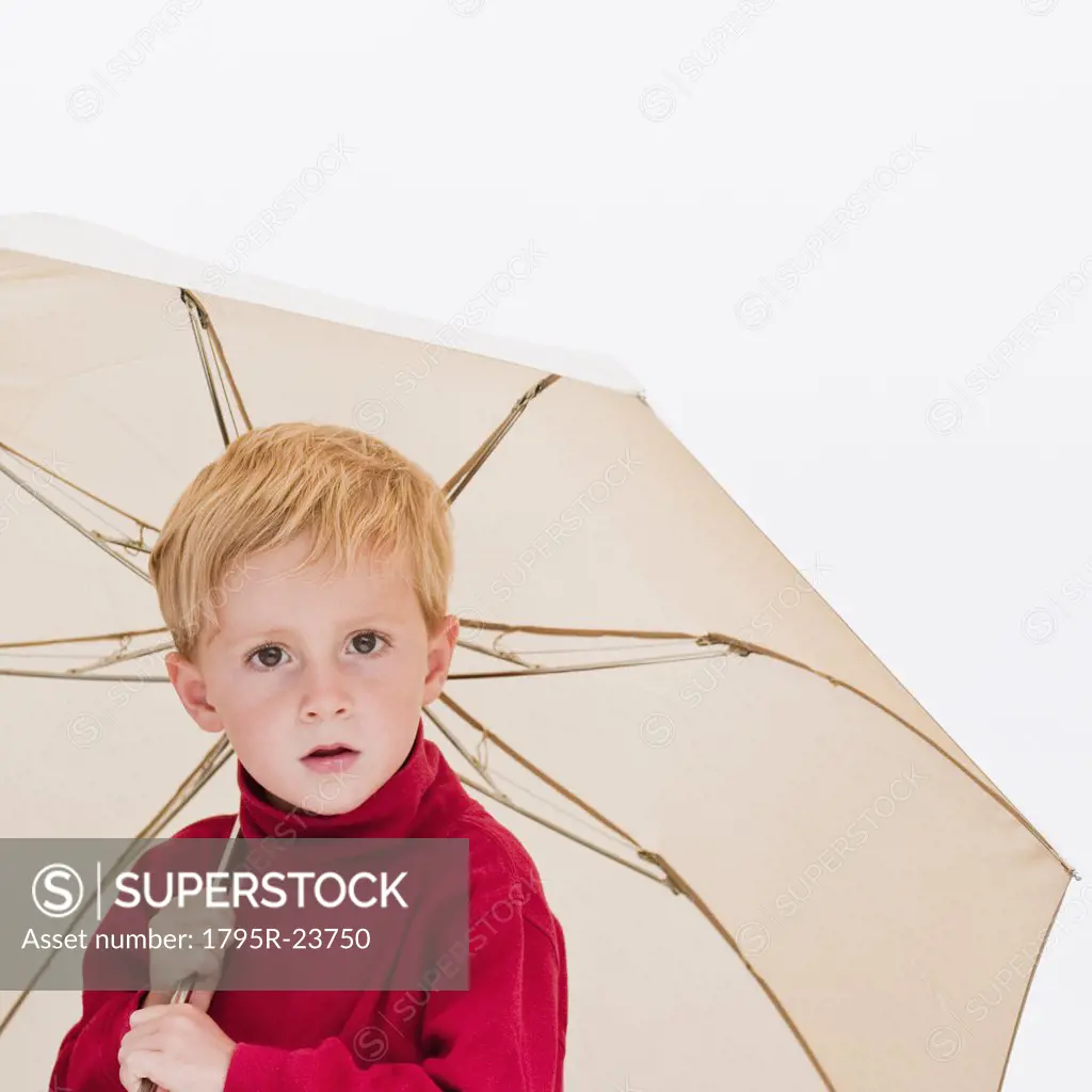 Child with umbrella