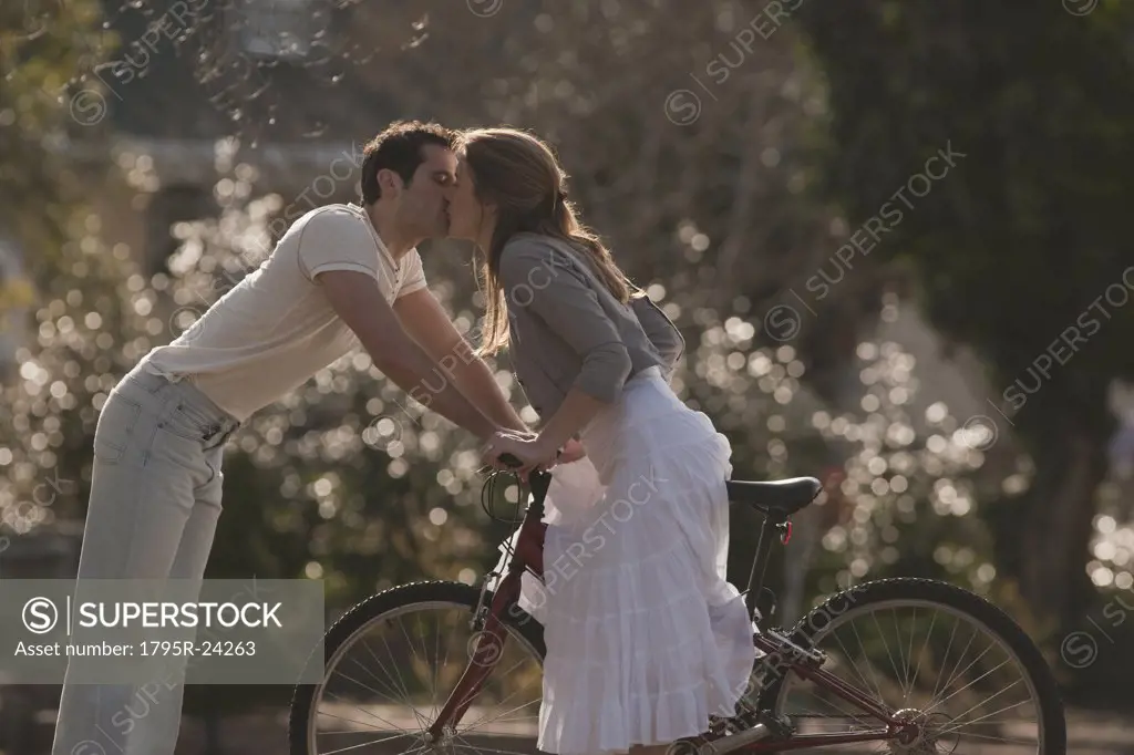 Couple kissing