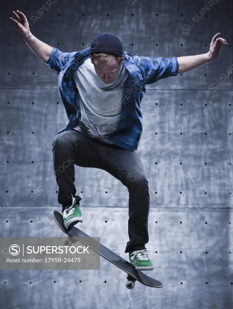 Male Skateboarding
