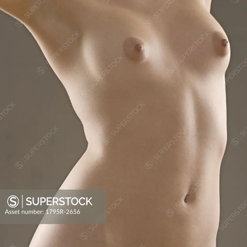 Nude female torso