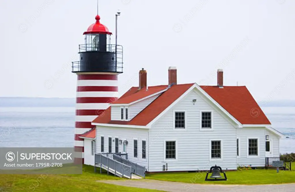 West Quoddy Head Lighthouse Lubec Maine