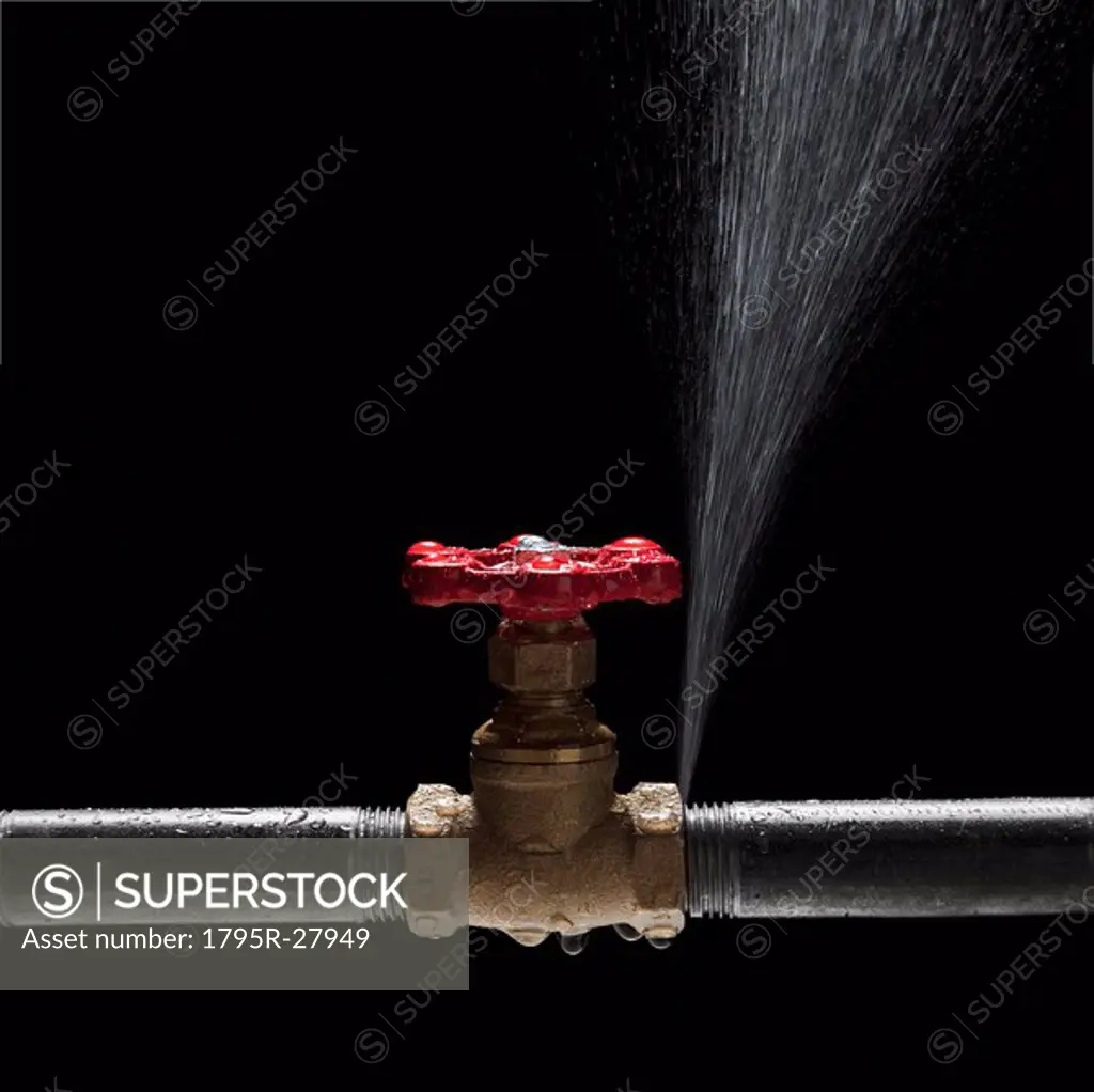 Leaky stop valve