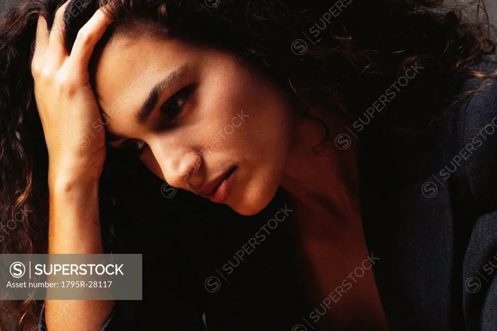 Depressed woman