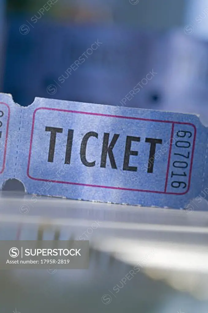 Still life of tickets