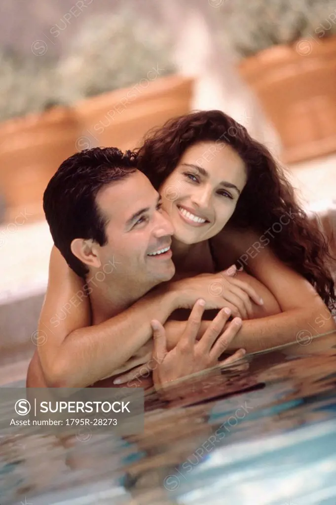 Couple in a pool