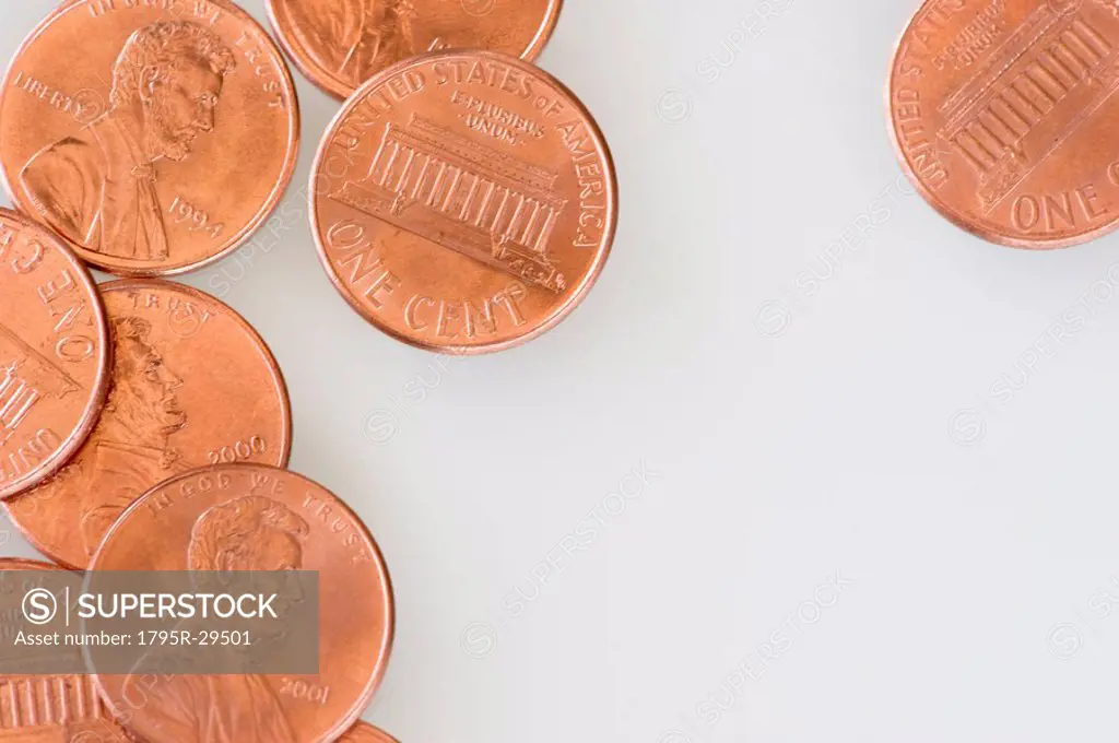 Several pennies