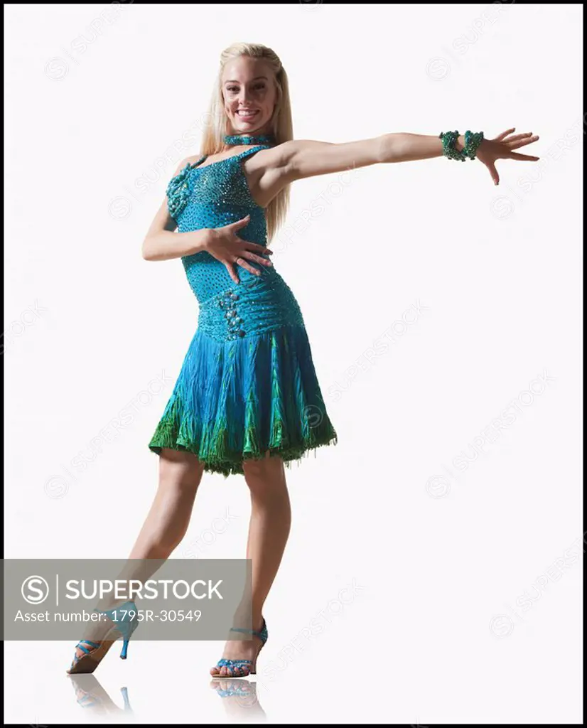 Female ballroom dancer
