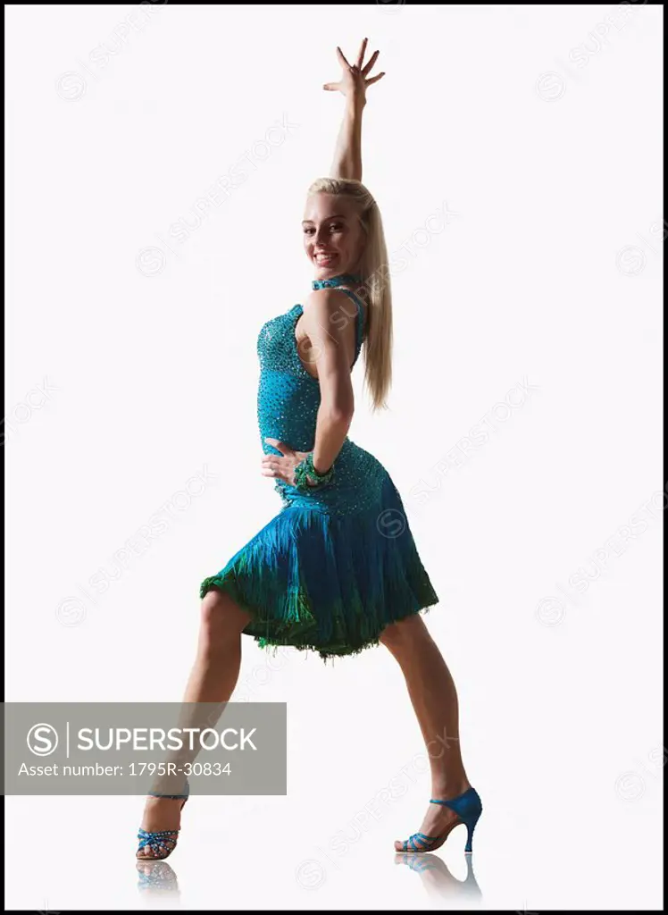 Female ballroom dancer