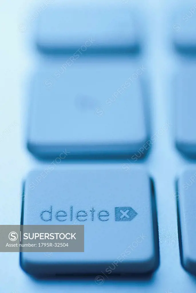 Delete key on keyboard