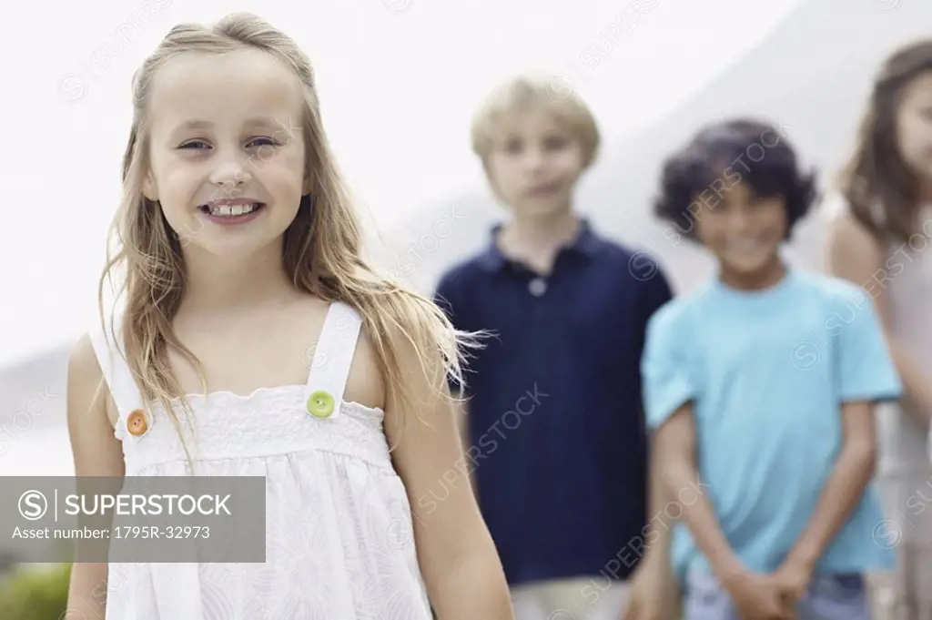 Smiling young girl