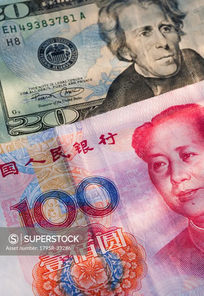 Chinese and American money