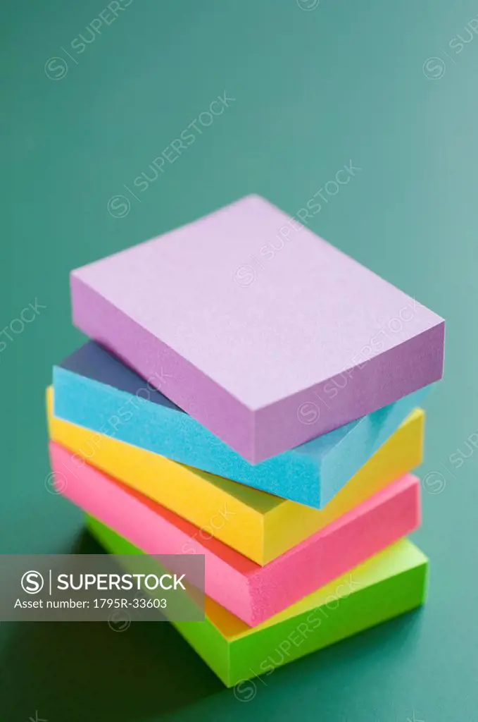 Stack of note pads