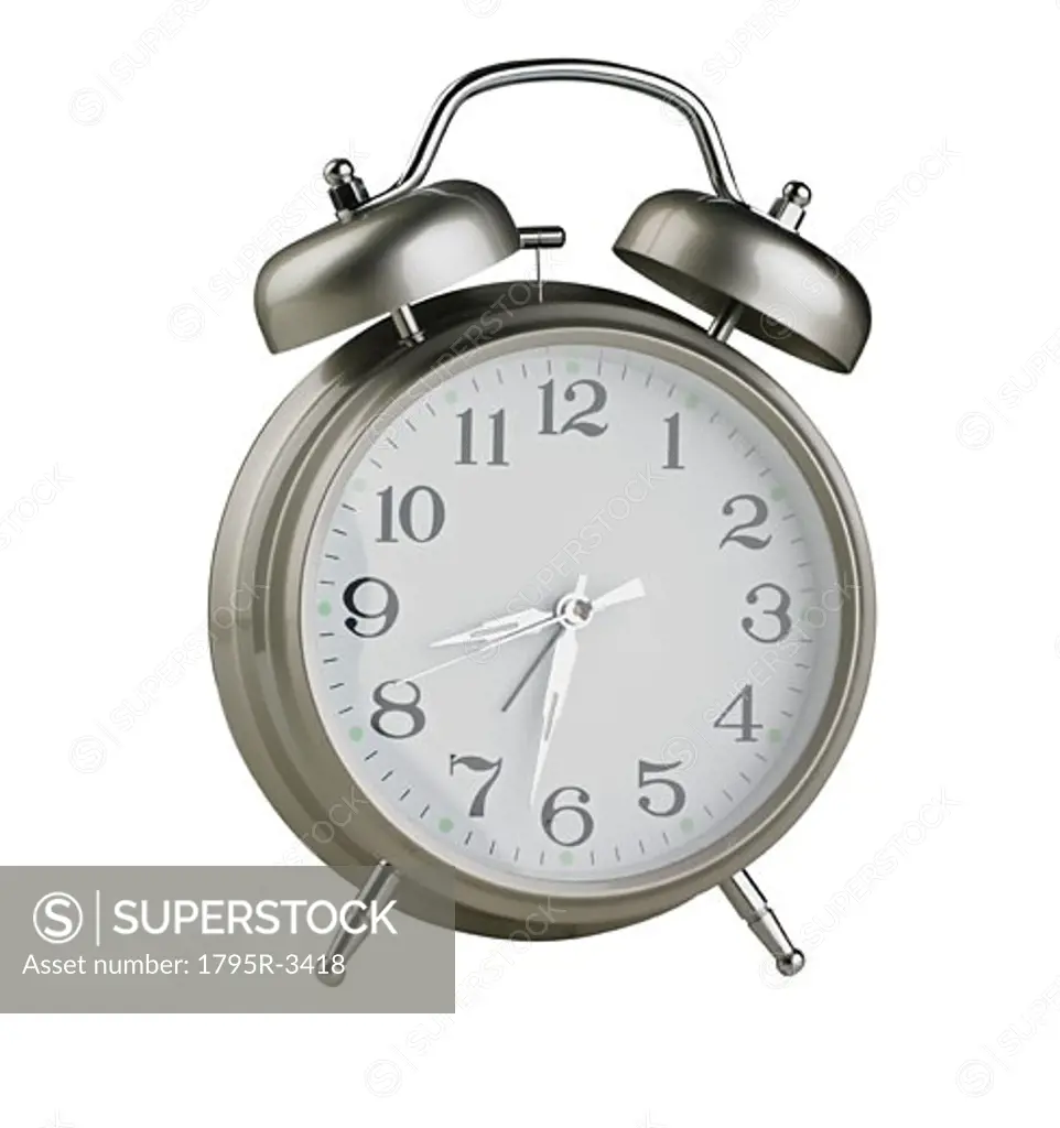 Still life of an alarm clock