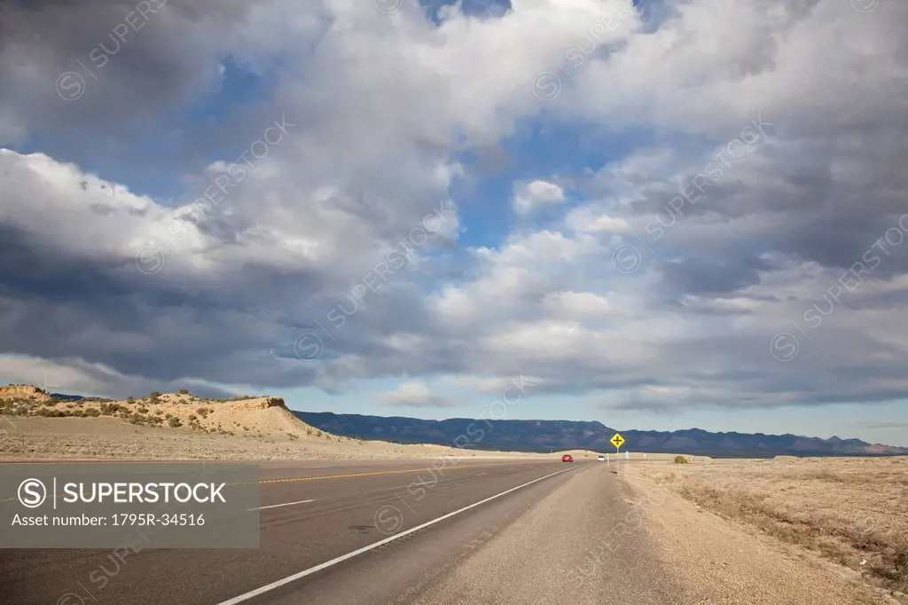 Road in desert