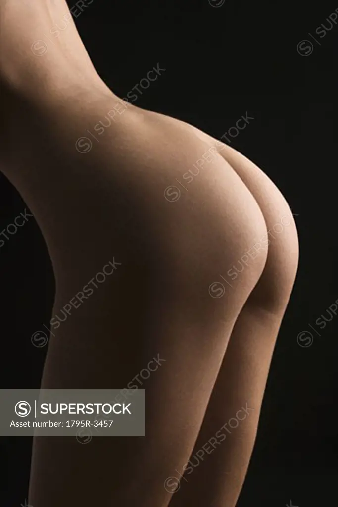 Rear view of nude female