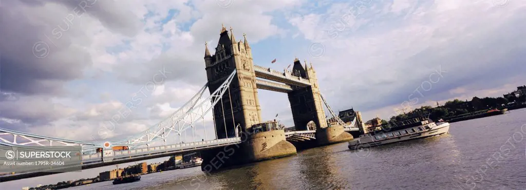 Tower bridge on Thames River