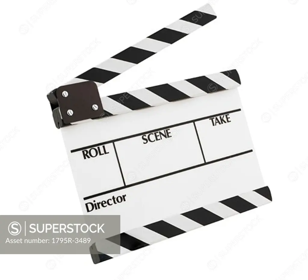 A slate for movie production