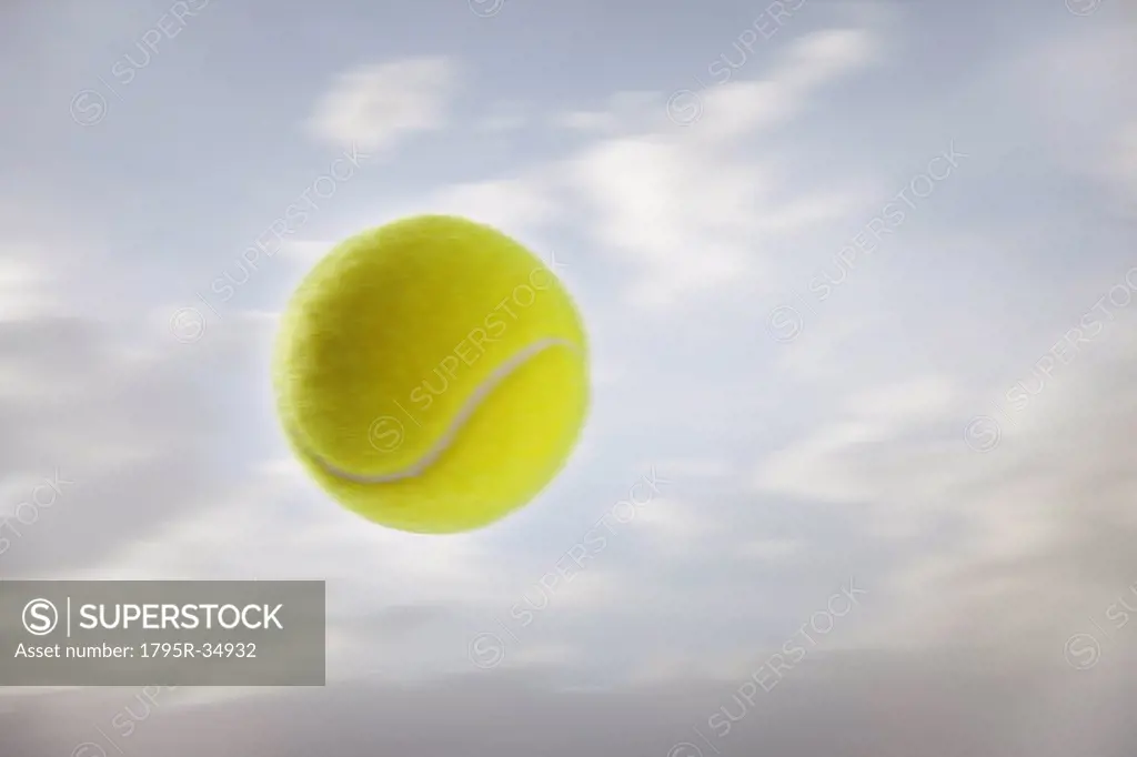 Tennis ball against sky