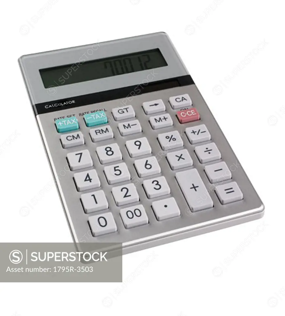 Still life of calculator
