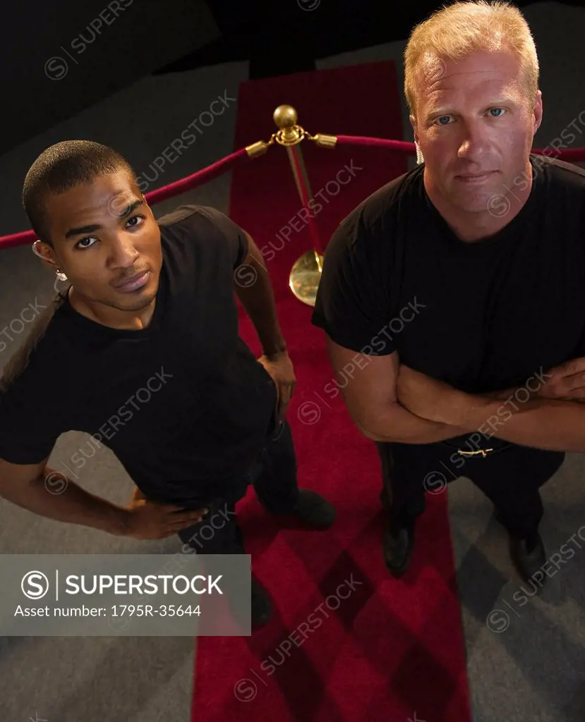 Bouncers at red carpet event