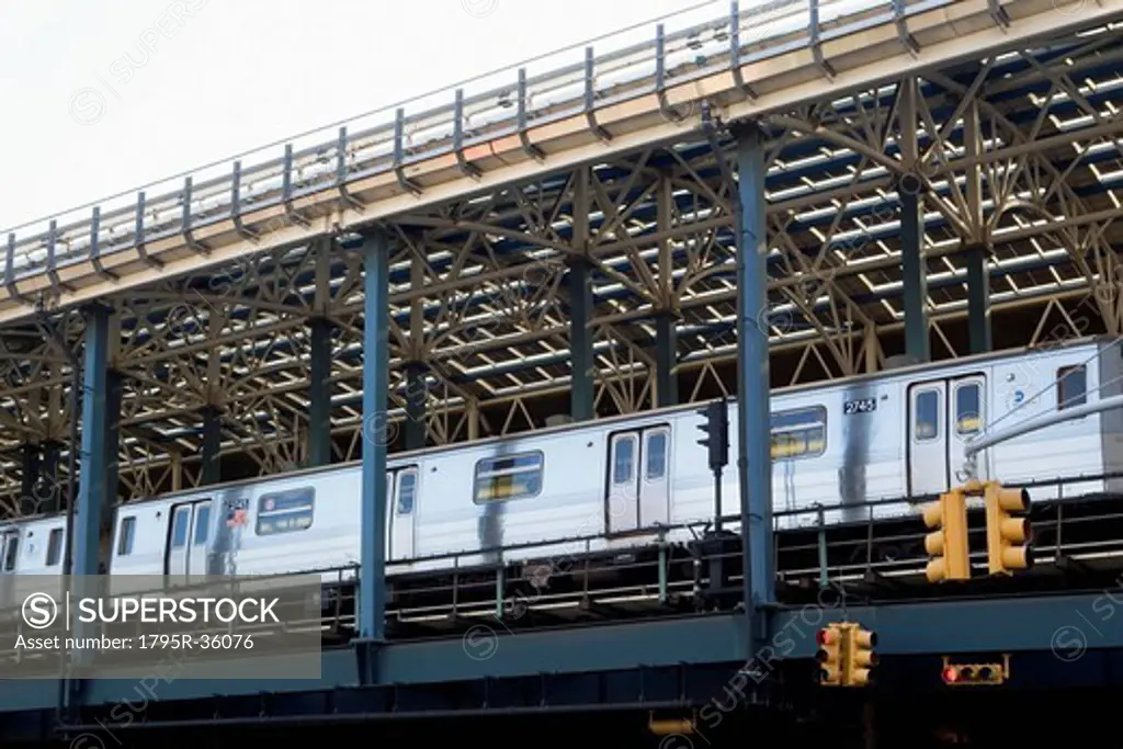 USA, New York State, Brooklyn, Coney Island, Subway Platform