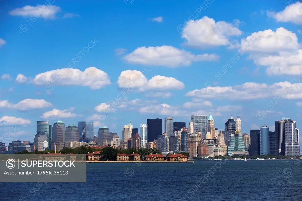 USA, New York State, New York City, Skyline of Lower Manhattan
