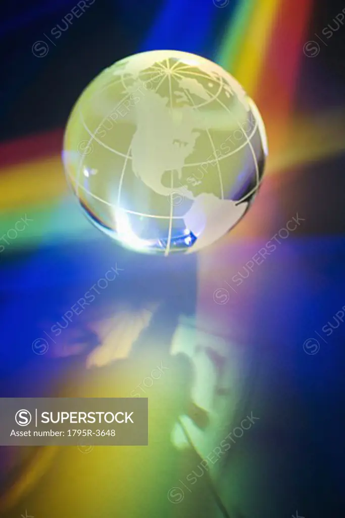 Light passing through a globe