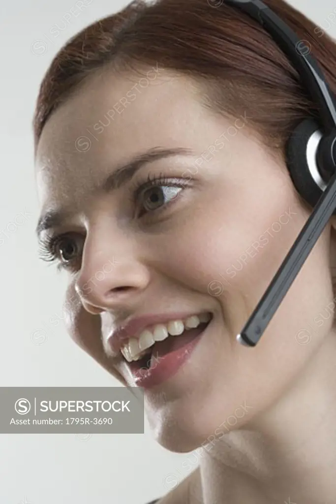 Female customer service representative