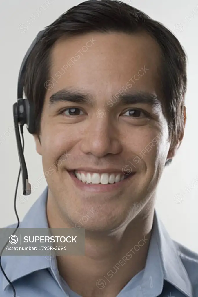 Male customer service representative